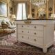 Commode de style empire, peinte, 19ème