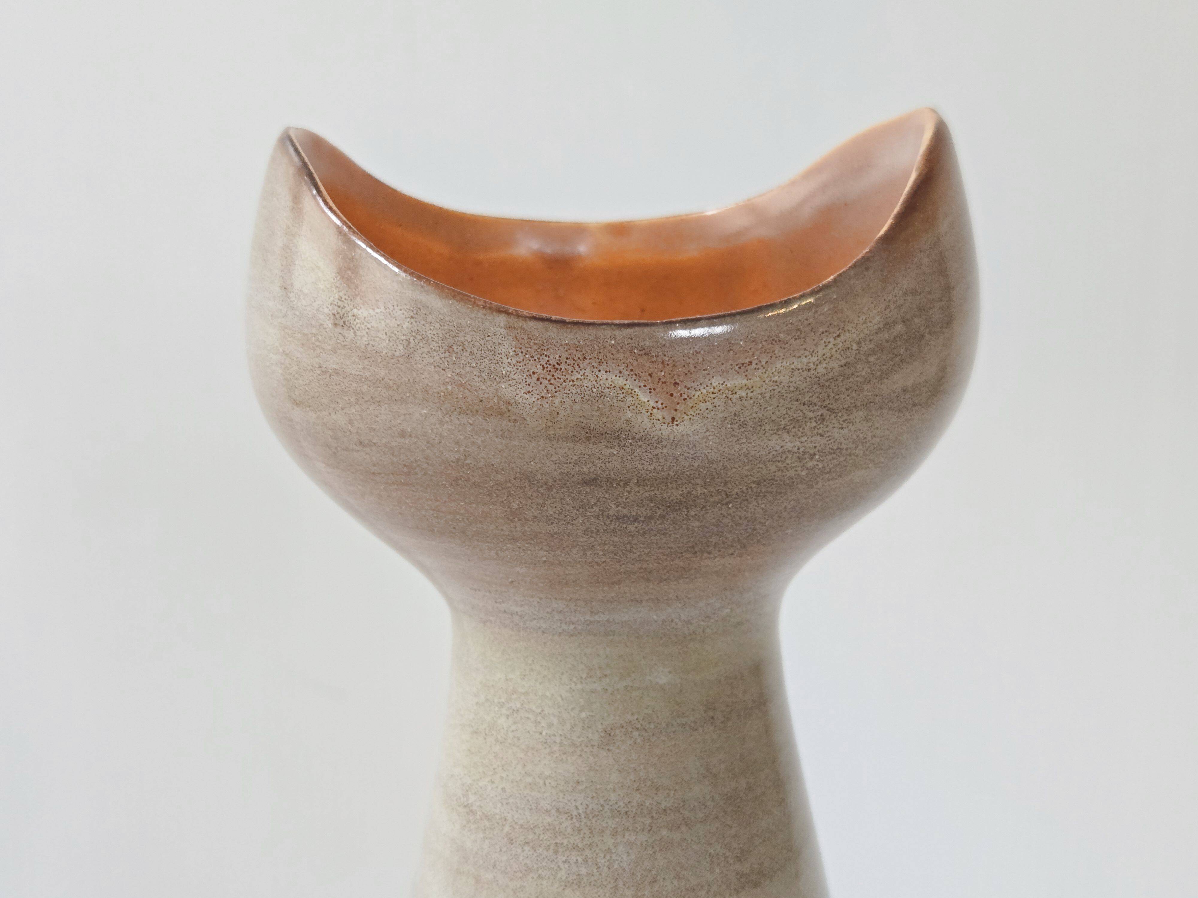 Vintage stoneware vase 1970