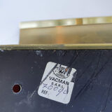 70s brass halogen wall lamp