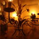 Lustre vintage 1950 epis de ble/fleurs