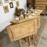 Farmhouse table with 2 extensions