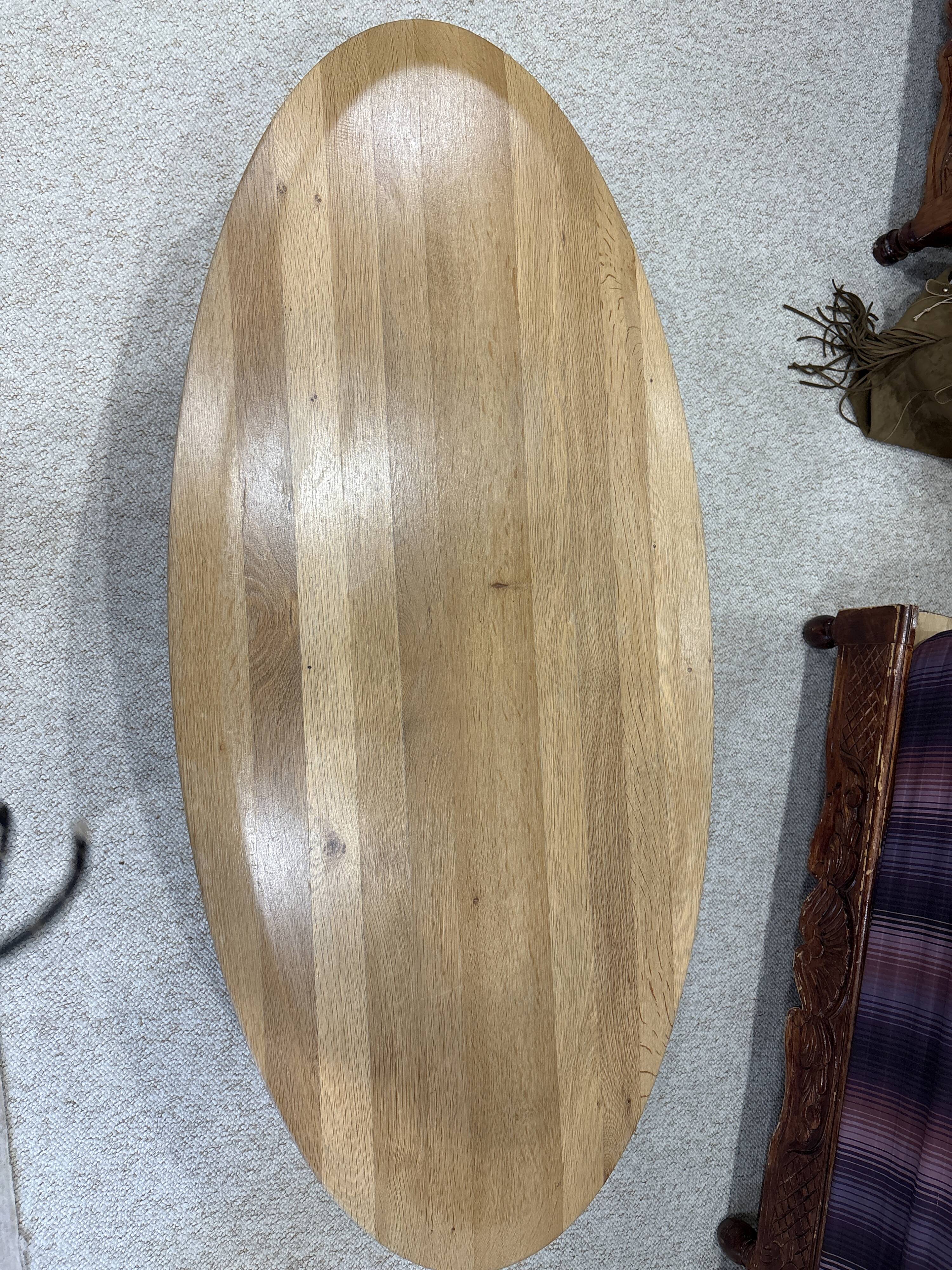 “ORB” Ethnicraft solid oak and steel