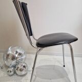 Vintage skai petal chair