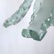 Mid-century Italian cut glass chandelier by Zero Quattro