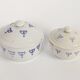 Set of 2 vintage ceramic terrines from Saint-Uze, Art Deco.
