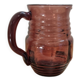 Vintage green blown carafe