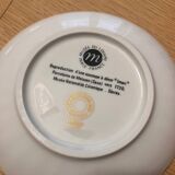 Set of 4 Haviland Limoges bowls for the Louvre Museum