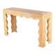 Console « vagues » en rotin