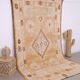 Yellow Vintage Moroccan Rug 181 x 314 cm, Berber Wool Rug, Bohemian Rug