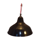 Suspension "gamelle" industrielle noire