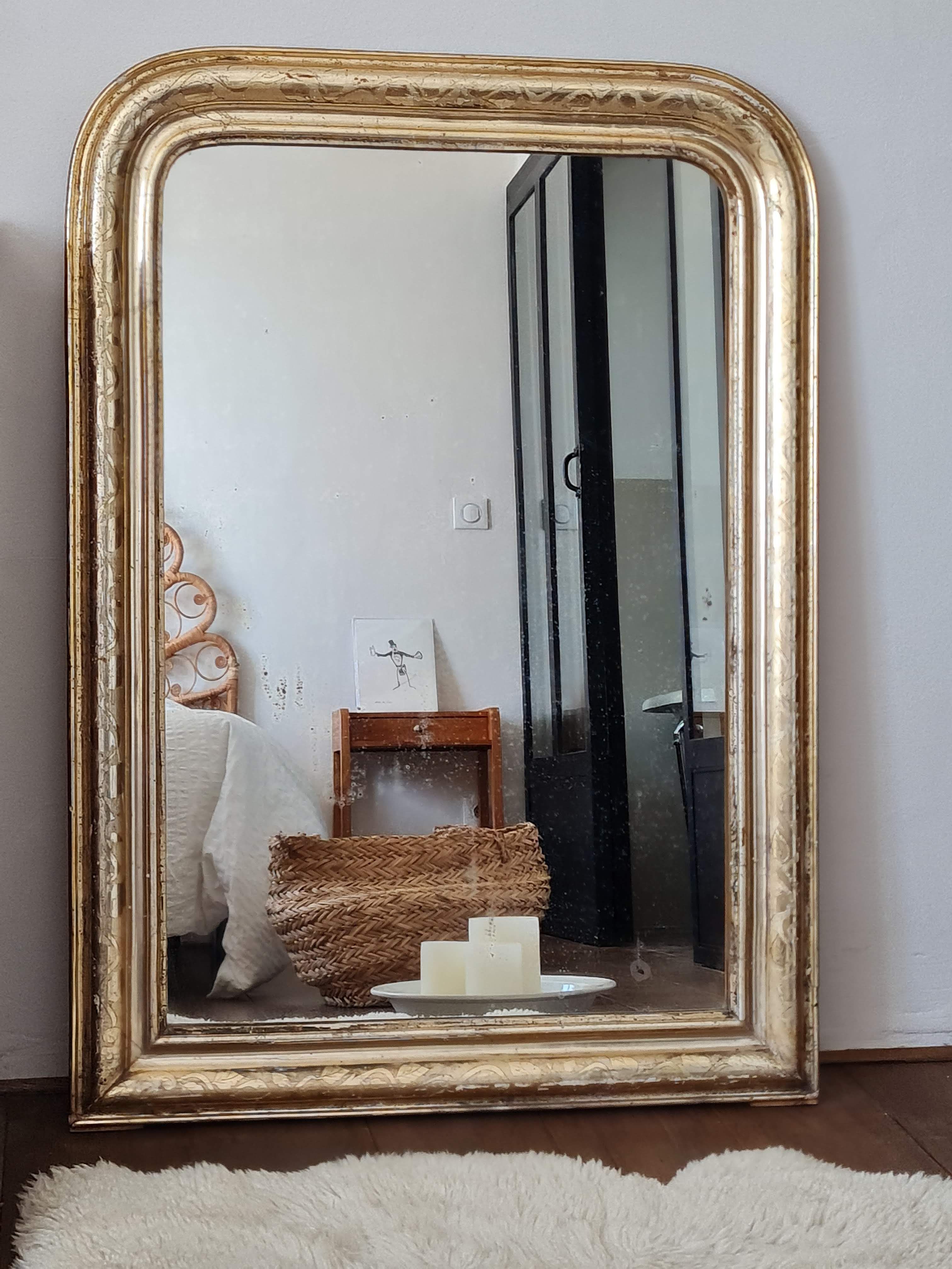 Mirror Louis Philippe former 109x 77