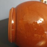 Glazed stoneware decanter