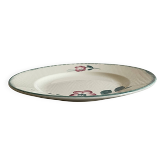 Plat de service rond Sarreguemines Maryvonne