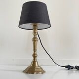 Lampe chic laiton massif vintage