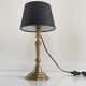 Chic vintage solid brass lamp