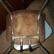 Paire de chaises en formica bleu pastel vintage