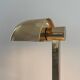 Large modernist desk lamp in brass by Hillebrand, 1960s, Germany.