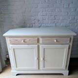 Linen wood sideboard