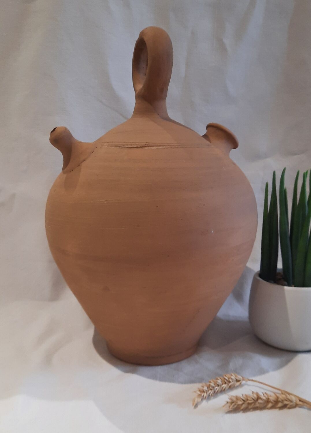 Terracotta vase pot