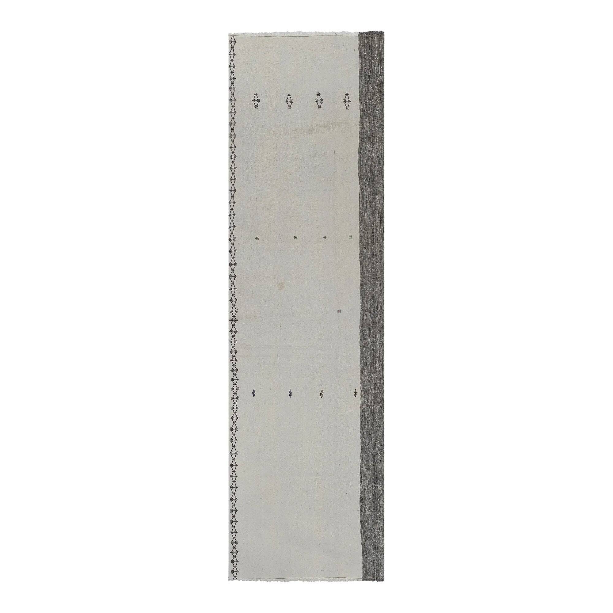 Tapis de couloir turc vintage 95x320 cm
