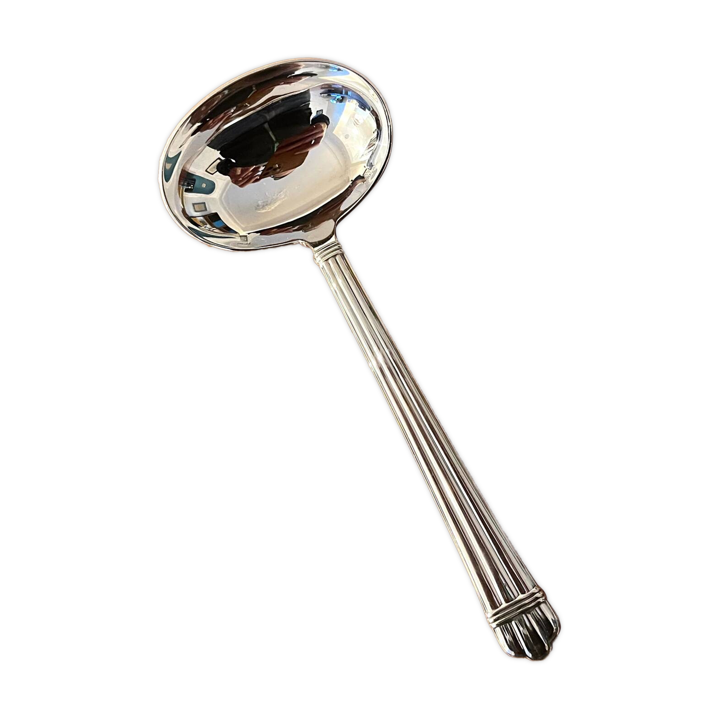 Christofle Aria, sauce spoon.