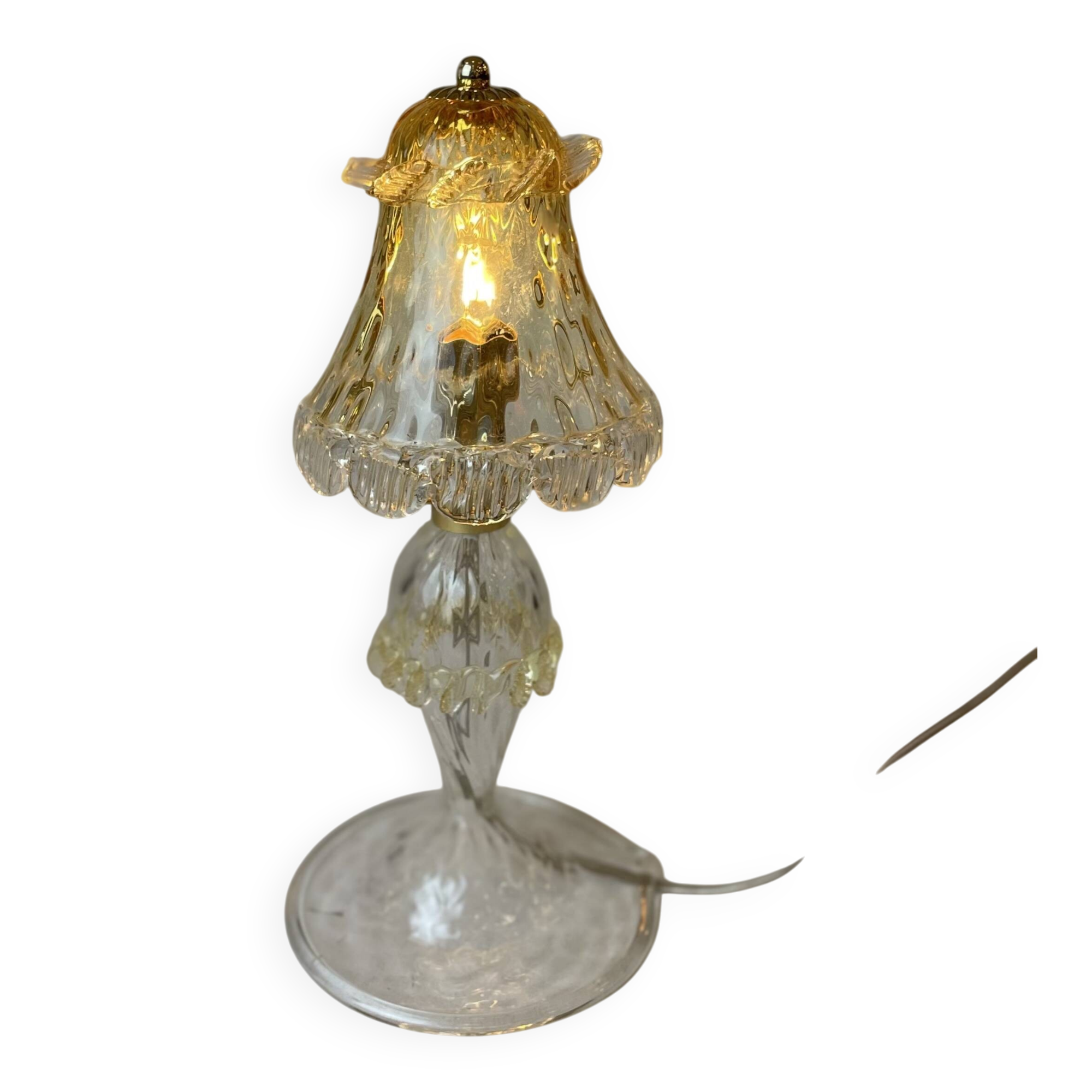 Murano Table Lamp in the style of Barovier & Toso, 1980s