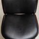 Black leather desk chair by Ico Parisi for MIM Roma