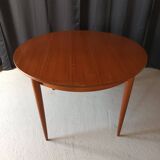 Vintage round extendable table