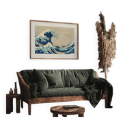 Hokusai The Great Wave off Kanagawa vintage Japanese poster