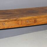 19th Century Walnut Farm Table