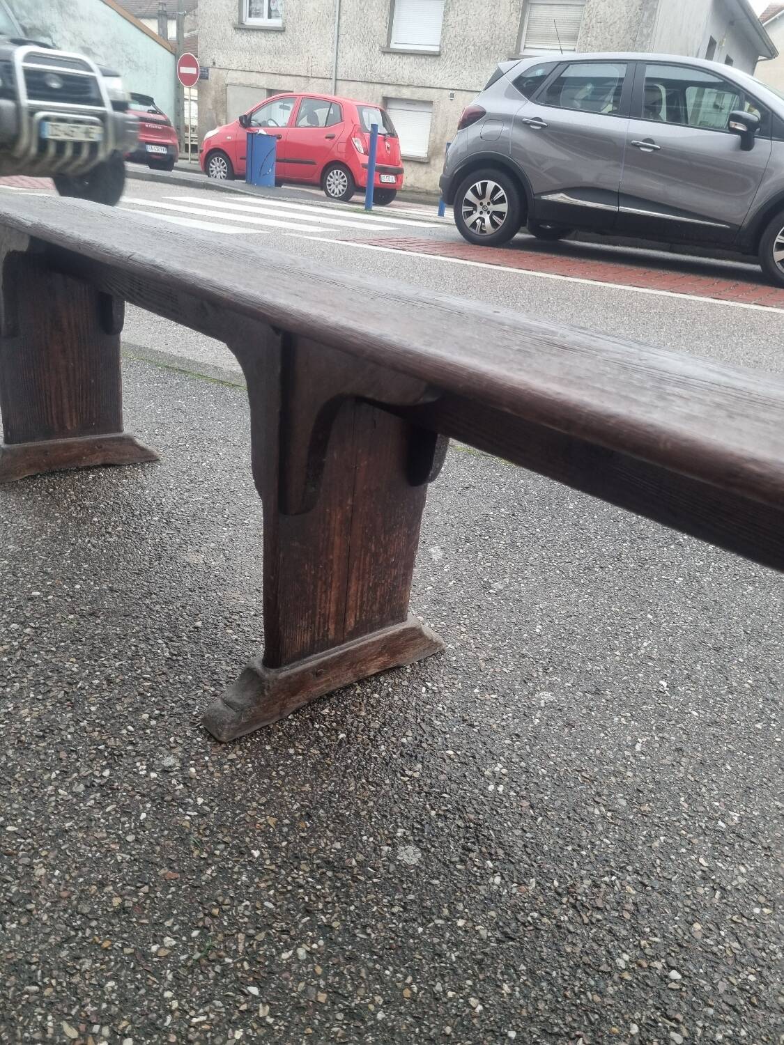 Old church bench