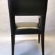 Luxury chair Philippe Hurel black leather