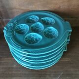 Green fish plates