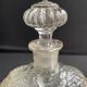 Liquor decanter - pressed molded satin glass (1882 to 1908)- legras for guilloteaux