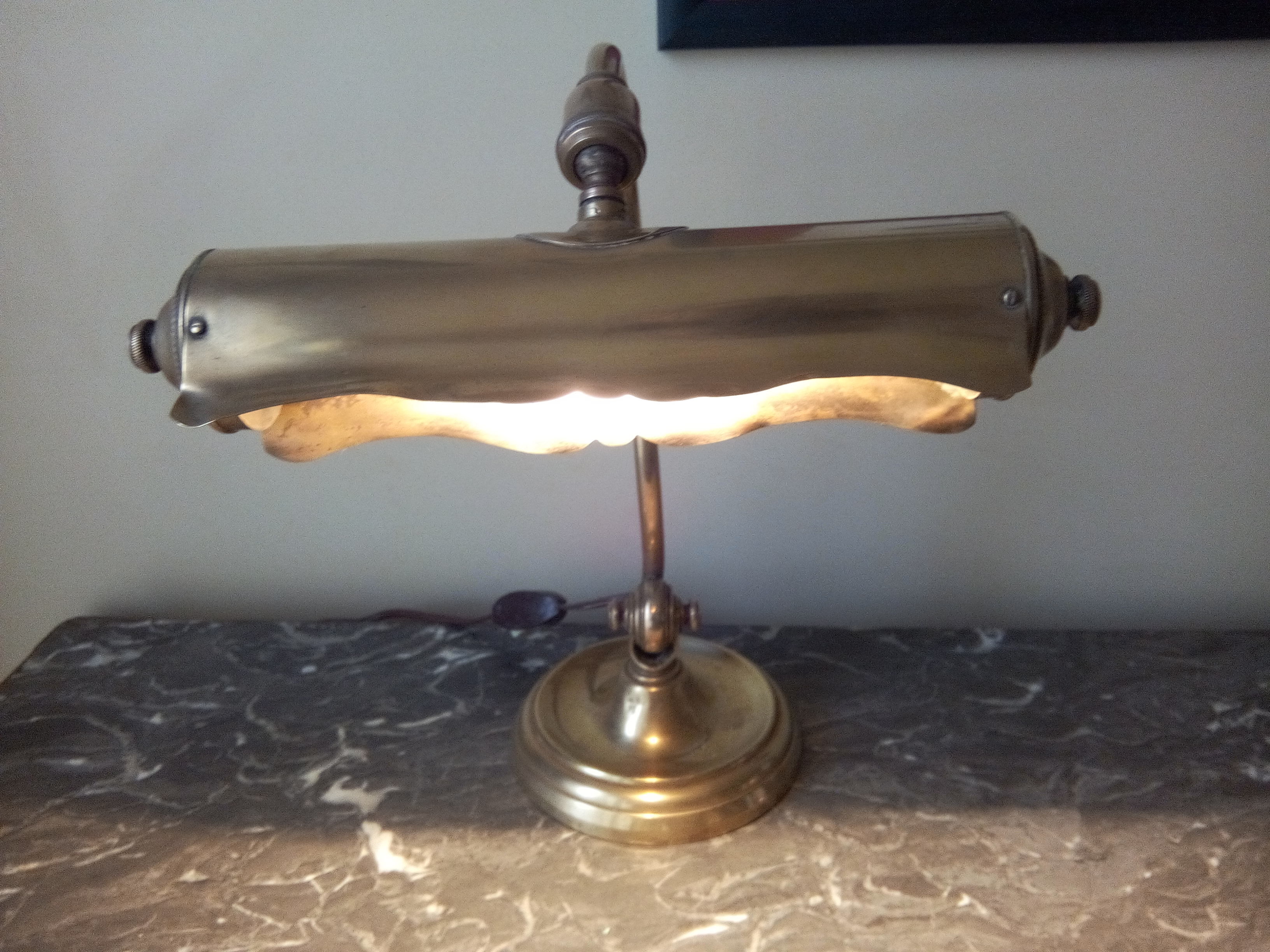 19th century desk lamp
