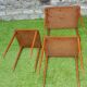 Teak nest tables