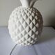 Pineapple lamp in white biscuit