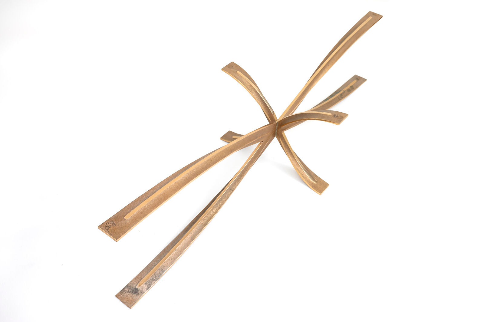 Michel Mangematin bronze coffee table, France 1960s