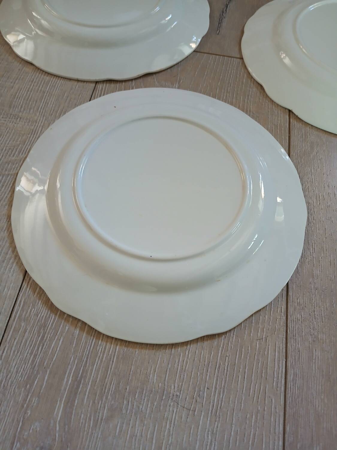 7 antique dinner plates