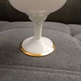 Vase aiguière en opaline vintage