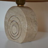 Travertine bedside lamp