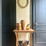 Paire de vases en bois