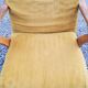 Sleigh armchair of the 40s/50s in oak