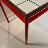 Custom dining table "steel and earthenware"