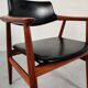 GM11 teak desk chair by Svend Aage Eriksen , Denmark 1960s