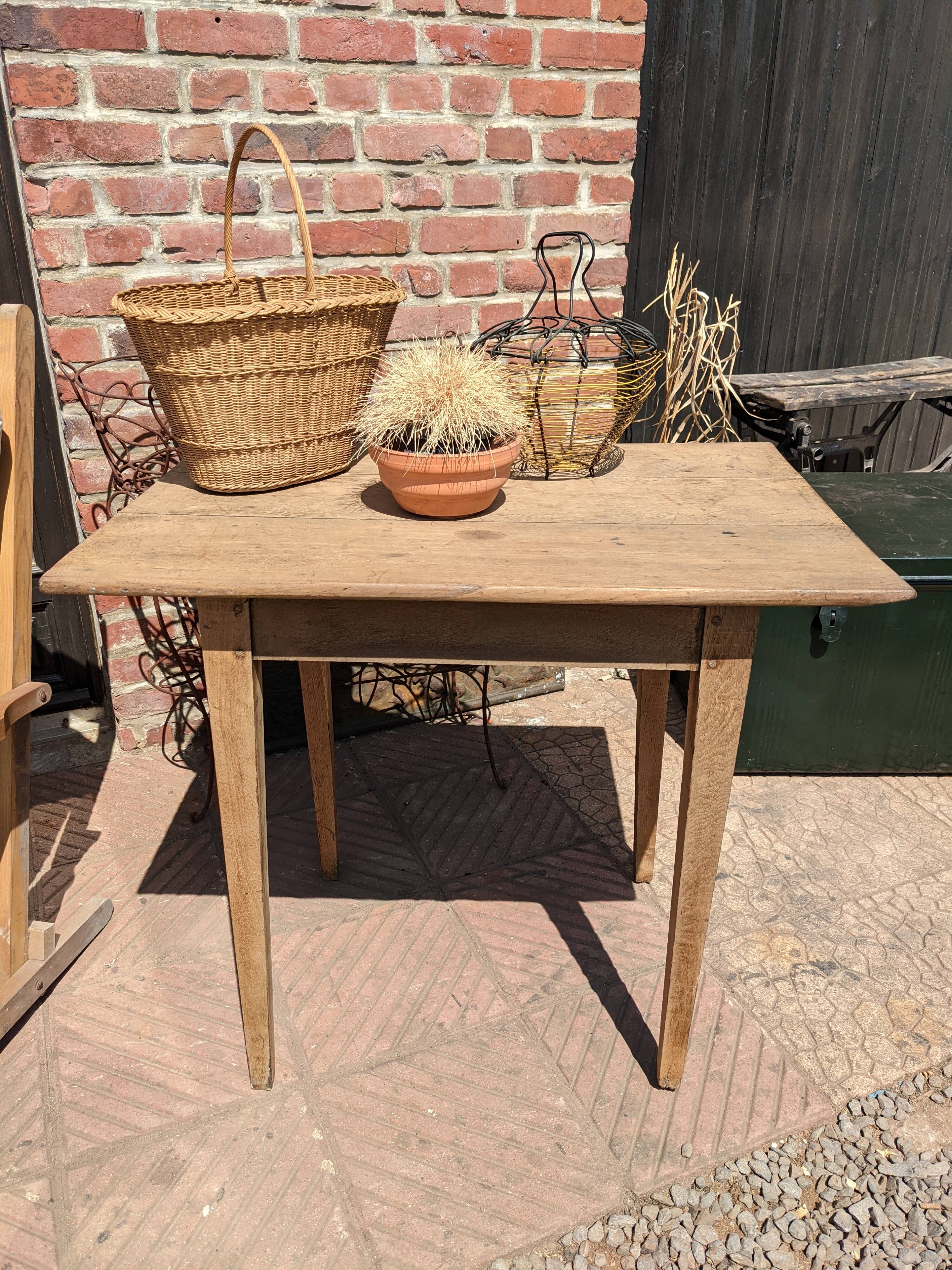Small oak table
