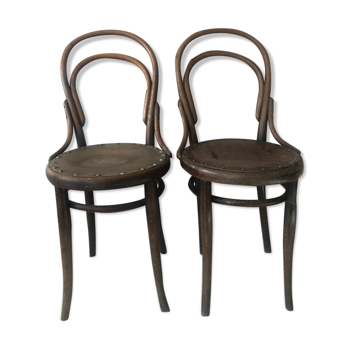 Pair of bistro chairs
