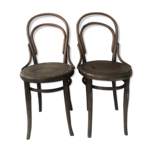 Paire de chaises bistrot