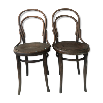 Paire de chaises bistrot