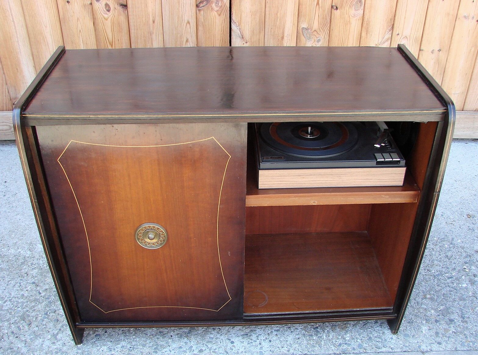 Cabinet, bar with gramophone, 60s